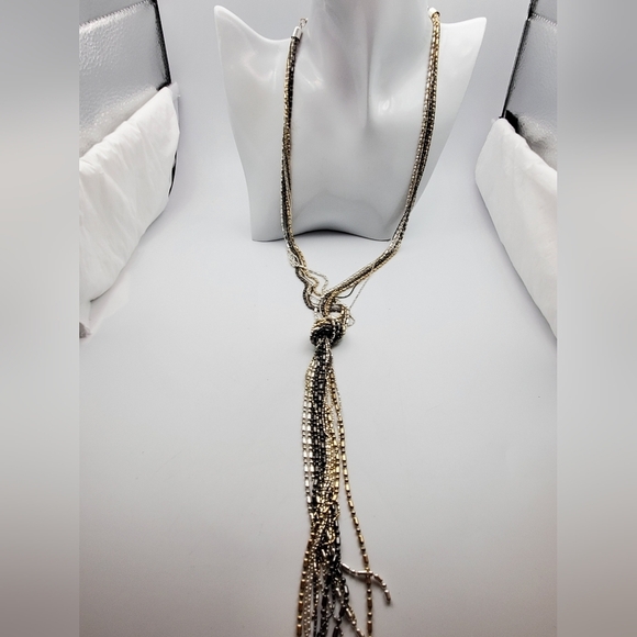 Alfani deisgner‎ multi tone tassel necklace N2408 - Picture 1 of 4